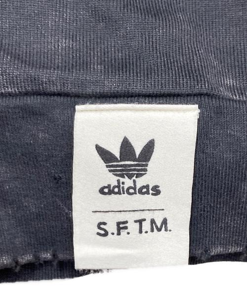 adidas（アディダス）adidas (アディダス) SONG FOR THE MUTE (ソングフォーザミュート) Long-Sleeve Tee ダメージ加工ロングスリーブカットソー ブラック サイズ:SIZE Mの古着・服飾アイテム