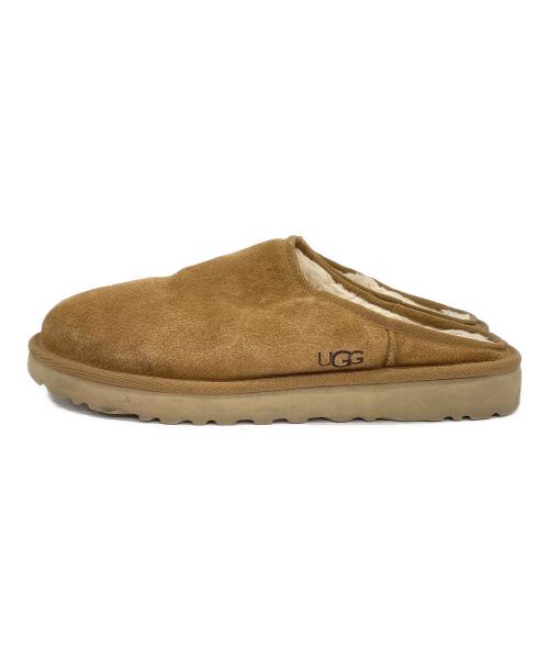 UGG（アグ）UGG (アグ) クラシックスリッポン ブラウン×ベージュ サイズ:28cmの古着・服飾アイテム