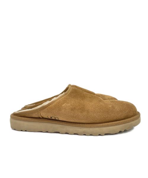 UGG（アグ）UGG (アグ) クラシックスリッポン ブラウン×ベージュ サイズ:28cmの古着・服飾アイテム