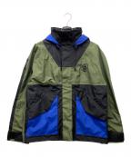 LOEWEロエベ）の古着「ELN PARKA JACKET マウンテンパーカー」｜ブラック×カーキ