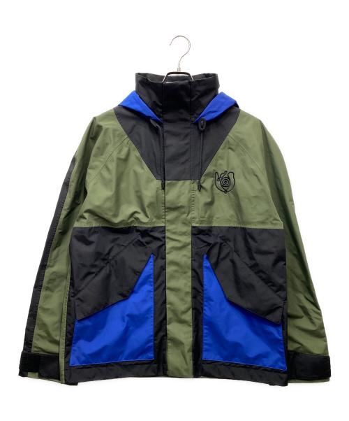 LOEWE（ロエベ）LOEWE (ロエベ) ELN PARKA JACKET マウンテンパーカー ブラック×カーキ サイズ:Mの古着・服飾アイテム