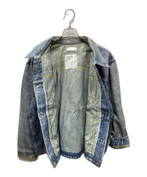 TOLQ（トルク）TOLQ (トルク) ACORN 別注 1950's Type2 Denim Jacket 転写ジャケット ブルー サイズ:4の古着・服飾アイテム