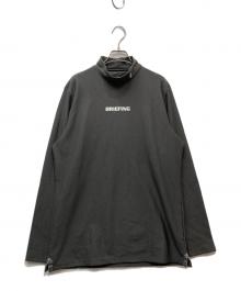 BRIEFING（ブリーフィング）の古着「GOLF ゴルフ MENS WARM LS HIGH NECK ハイネックカットソー」｜グレー