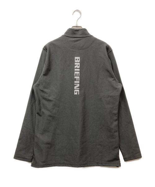BRIEFING（ブリーフィング）BRIEFING (ブリーフィング) GOLF ゴルフ MENS WARM LS HIGH NECK ハイネックカットソー グレー サイズ:XLの古着・服飾アイテム