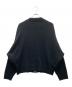 Sise (シセ) Knit Balloon Blouson ニット バルーン ブルゾン ジャケット ブラック サイズ:1：17000円