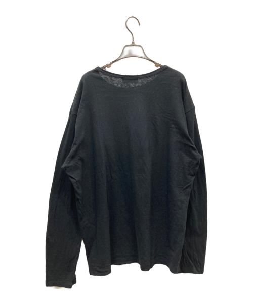 YOHJI YAMAMOTO（ヨウジヤマモト）YOHJI YAMAMOTO (ヨウジヤマモト) 16AW CORPORATE MOTHER FUCKERS ロングスリーブカットソー ブラック サイズ:3の古着・服飾アイテム