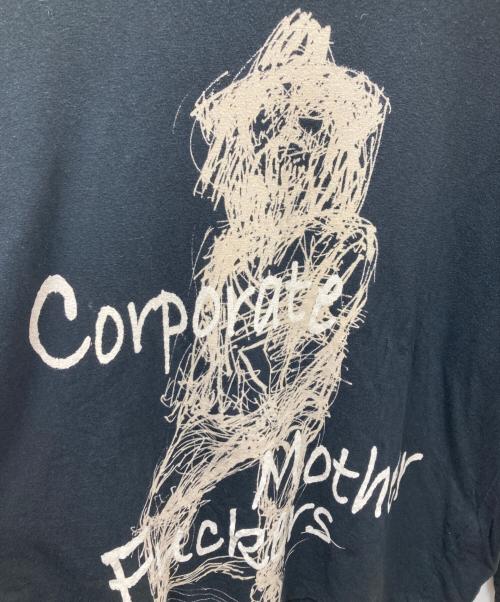 YOHJI YAMAMOTO（ヨウジヤマモト）YOHJI YAMAMOTO (ヨウジヤマモト) 16AW CORPORATE MOTHER FUCKERS ロングスリーブカットソー ブラック サイズ:3の古着・服飾アイテム