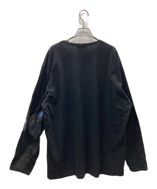 YOHJI YAMAMOTO（ヨウジヤマモト）YOHJI YAMAMOTO (ヨウジヤマモト) ロングスリーブカットソー ブラック サイズ:3の古着・服飾アイテム
