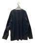YOHJI YAMAMOTO (ヨウジヤマモト) ロングスリーブカットソー ブラック サイズ:3：8000円