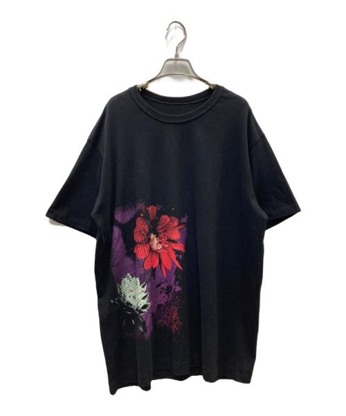 s'yte（サイト）s'yte (サイト) フラワー プリントTシャツ ブラック サイズ:4の古着・服飾アイテム