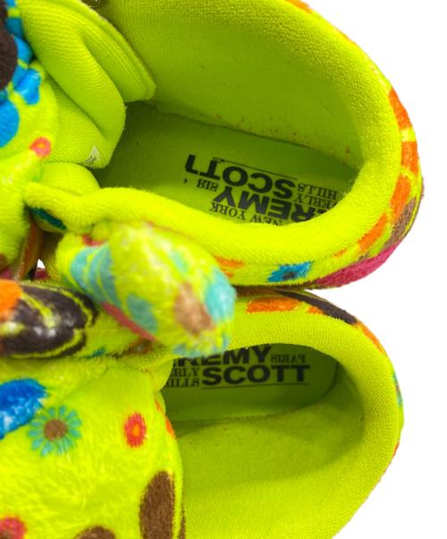 adidas（アディダス）adidas (アディダス) JEREMY SCOTT (ジェレミー スコット) ハイカットスニーカー イエロー×ピンク サイズ:SIZE 26.5cmの古着・服飾アイテム