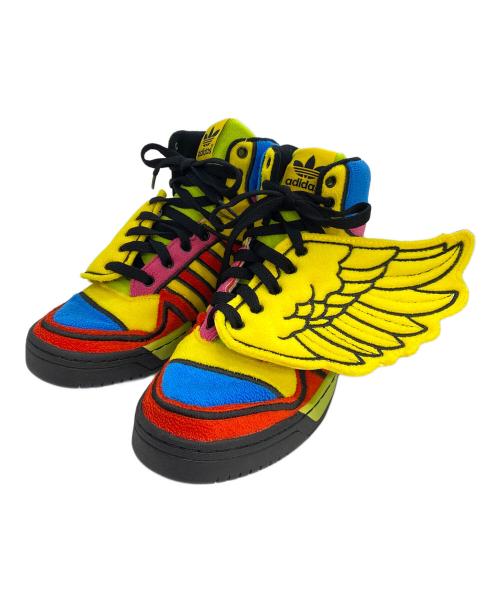 adidas（アディダス）adidas (アディダス) JEREMY SCOTT (ジェレミー スコット) ハイカットスニーカー マルチカラー サイズ:SIZE 26.5の古着・服飾アイテム