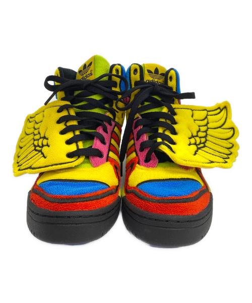 adidas（アディダス）adidas (アディダス) JEREMY SCOTT (ジェレミー スコット) ハイカットスニーカー マルチカラー サイズ:SIZE 26.5の古着・服飾アイテム