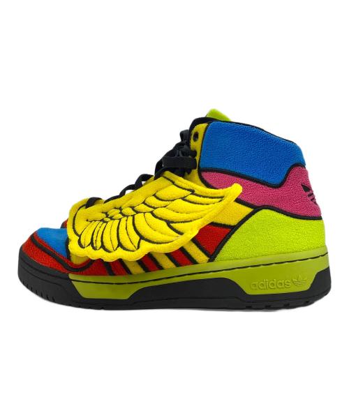 adidas（アディダス）adidas (アディダス) JEREMY SCOTT (ジェレミー スコット) ハイカットスニーカー マルチカラー サイズ:SIZE 26.5の古着・服飾アイテム