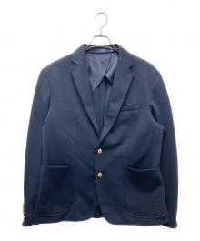 POLO RALPH LAUREN（ポロ・ラルフローレン）の古着「金釦ブレザー 2B ストレッチ テーラードジャケット」｜ネイビー