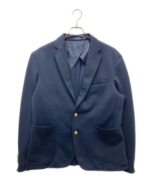 POLO RALPH LAUREN（ポロ・ラルフローレン）POLO RALPH LAUREN (ポロ・ラルフローレン) 金釦ブレザー 2B ストレッチ テーラードジャケット ネイビー サイズ:42Sの古着・服飾アイテム