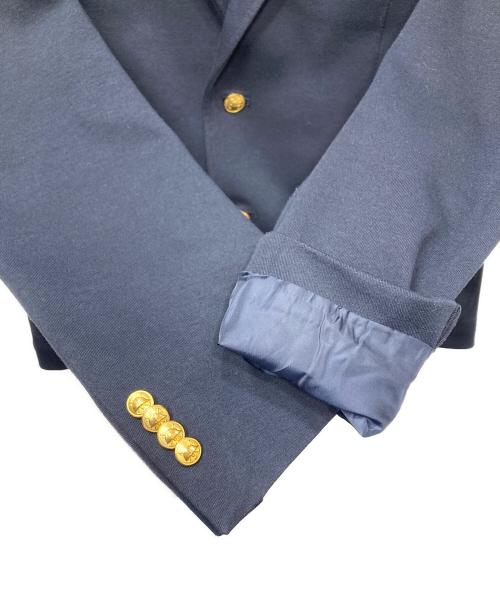 POLO RALPH LAUREN（ポロ・ラルフローレン）POLO RALPH LAUREN (ポロ・ラルフローレン) 金釦ブレザー 2B ストレッチ テーラードジャケット ネイビー サイズ:42Sの古着・服飾アイテム