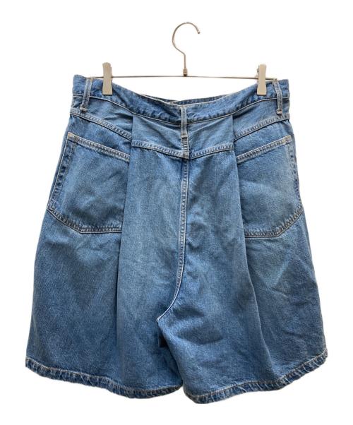 uru tokyo（ウル トーキョー）URU TOKYO (ウル トーキョー) DENIM SHORTS デニムハーフパンツ ブルー サイズ:3の古着・服飾アイテム