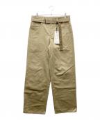 sacaiサカイ）の古着「25AW cotton chino pants コットンチノパンツ」｜ベージュ