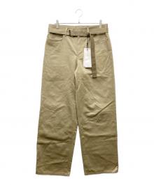 sacai（サカイ）の古着「25AW cotton chino pants コットンチノパンツ」｜ベージュ