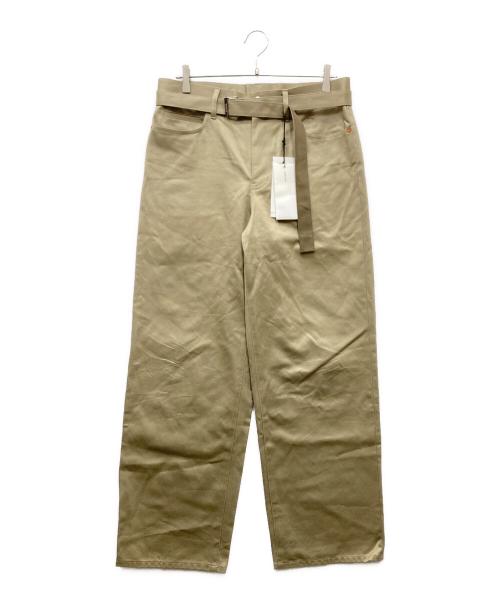 sacai（サカイ）sacai (サカイ) 25AW cotton chino pants コットンチノパンツ ベージュ サイズ:2の古着・服飾アイテム