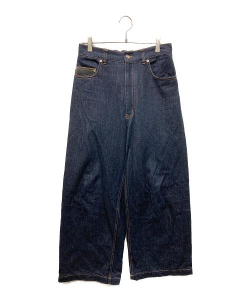 MAISON SPECIAL（メゾンスペシャル）MAISON SPECIAL (メゾンスペシャル) 12.5oz Rigid Denim Prime-Wide Pants リジッドデニムプライムワイドパンツ インディゴの古着・服飾アイテム