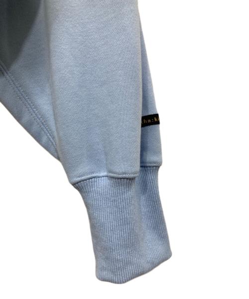 kha:ki（カーキ）kha:ki (カーキ) ハイゲージフレンチテリー Vネック スウェットシャツ ブルー サイズ:1の古着・服飾アイテム