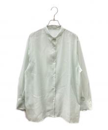 THE PAUSE（ザポーズ）の古着「シアーオーガンジーシャツ」｜グリーン