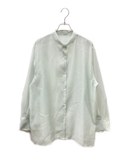 THE PAUSE（ザポーズ）THE PAUSE (ザポーズ) シアーオーガンジーシャツ グリーン サイズ:SIZE Freeの古着・服飾アイテム