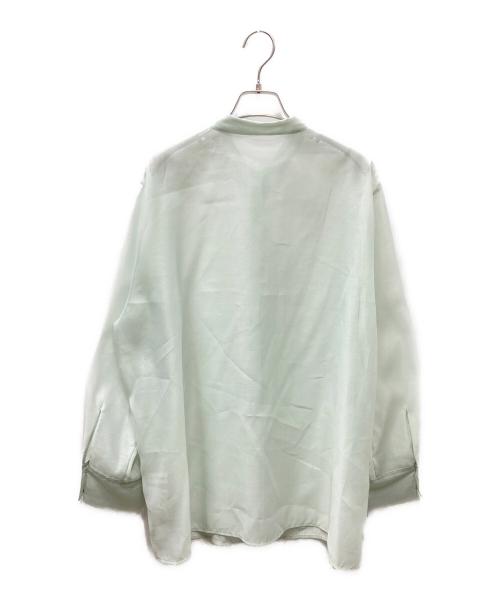 THE PAUSE（ザポーズ）THE PAUSE (ザポーズ) シアーオーガンジーシャツ グリーン サイズ:SIZE Freeの古着・服飾アイテム