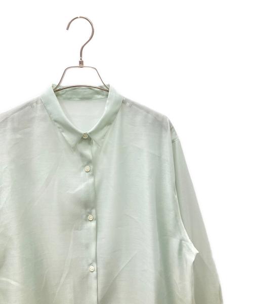 THE PAUSE（ザポーズ）THE PAUSE (ザポーズ) シアーオーガンジーシャツ グリーン サイズ:SIZE Freeの古着・服飾アイテム