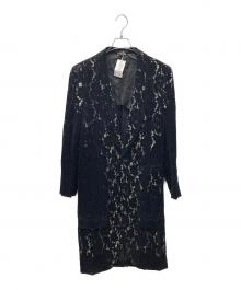 COMME des GARCONS（コムデギャルソン）の古着「レースコート」｜ブラック