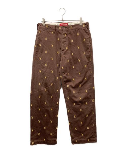 SUPREME（シュプリーム）SUPREME (シュプリーム) PLAY BOY (プレイボーイ) 26SS Chino Pants チノパンツ ブラウン サイズ:30の古着・服飾アイテム