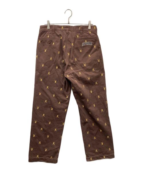SUPREME（シュプリーム）SUPREME (シュプリーム) PLAY BOY (プレイボーイ) 26SS Chino Pants チノパンツ ブラウン サイズ:30の古着・服飾アイテム