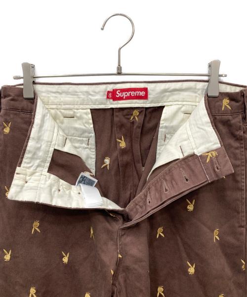 SUPREME（シュプリーム）SUPREME (シュプリーム) PLAY BOY (プレイボーイ) 26SS Chino Pants チノパンツ ブラウン サイズ:30の古着・服飾アイテム