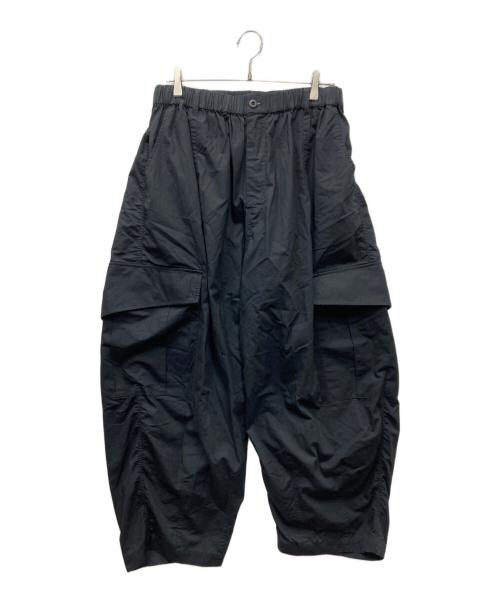 ANGLAN（アングラン）ANGLAN (アングラン) カーゴパンツ ブラック サイズ:FREEの古着・服飾アイテム