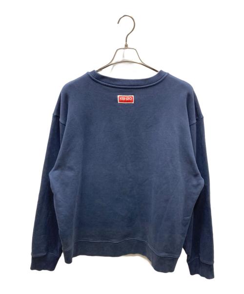 KENZO（ケンゾー）KENZO (ケンゾー) Boke Flower Sweatshirts プリントスウェット ネイビー×レッド サイズ:XLの古着・服飾アイテム