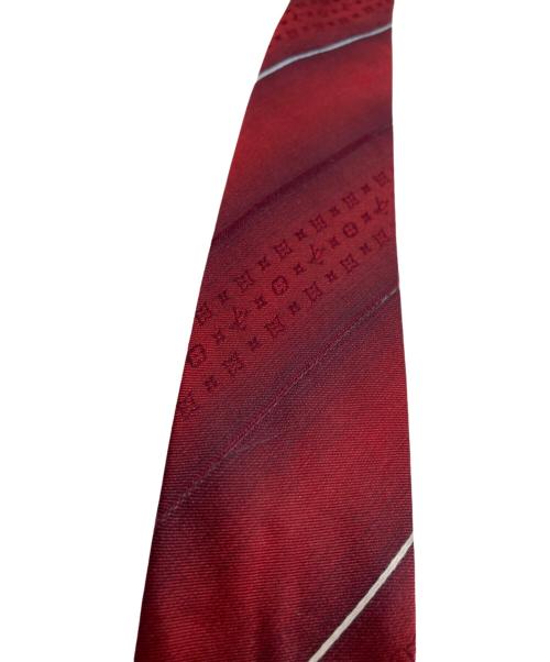 LOUIS VUITTON（ルイ ヴィトン）LOUIS VUITTON (ルイ ヴィトン) クラヴァット・LVスロープ シルクネクタイ レッド サイズ:表記無しの古着・服飾アイテム