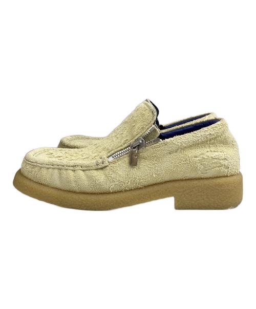 BURBERRY（バーバリー）BURBERRY (バーバリー) Chance Suede Loafers ローファー ベージュ サイズ:SIZE 42の古着・服飾アイテム