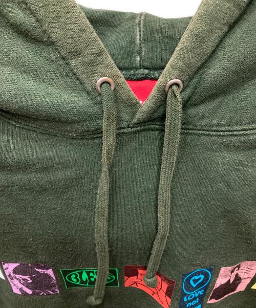 SUPREME（シュプリーム）Supreme (シュプリーム) Bless Hooded Sweatshirt パーカー グリーン サイズ:Mの古着・服飾アイテム