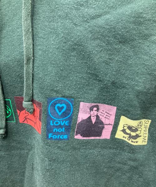 SUPREME（シュプリーム）Supreme (シュプリーム) Bless Hooded Sweatshirt パーカー グリーン サイズ:Mの古着・服飾アイテム