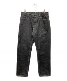 BlackEyePatch（ブラックアイパッチ）の古着「EMBLEM BAGGY JEANS デニムパンツ」｜ブラック