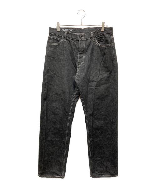 BlackEyePatch（ブラックアイパッチ）BlackEyePatch (ブラックアイパッチ) EMBLEM BAGGY JEANS デニムパンツ ブラック サイズ:34の古着・服飾アイテム