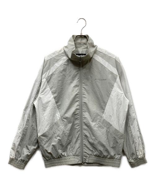SUPPLIER（サプライヤー）SUPPLIER (サプライヤー) トラックジャケット グレー×ホワイト サイズ:Lの古着・服飾アイテム