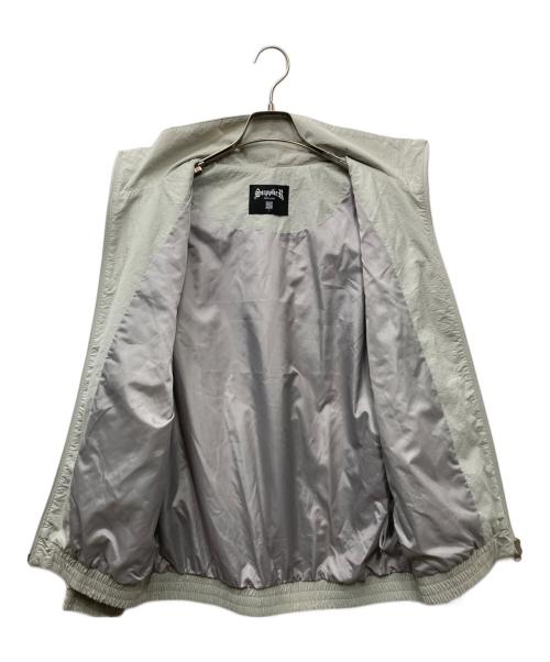 SUPPLIER（サプライヤー）SUPPLIER (サプライヤー) トラックジャケット グレー×ホワイト サイズ:Lの古着・服飾アイテム
