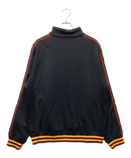 BlackEyePatch（ブラックアイパッチ）BlackEyePatch (ブラックアイパッチ) Taped Half Zip Sweat ロゴ刺繍 テープ ハーフジップ スウェット ブラック サイズ:XL 未使用品の古着・服飾アイテム