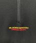 中古・古着 BlackEyePatch (ブラックアイパッチ) Taped Half Zip Sweat ロゴ刺繍 テープ ハーフジップ スウェット ブラック サイズ:XL 未使用品：10000円