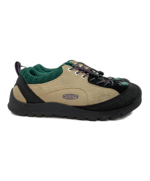 KEEN（キーン）KEEN (キーン) JASPER ROCKS ジャスパーロックス スニーカー ベージュ×ブラック×グリーン サイズ:SIZE 28.5の古着・服飾アイテム