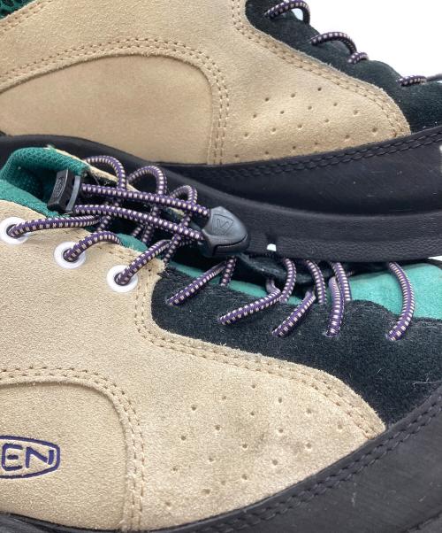 KEEN（キーン）KEEN (キーン) JASPER ROCKS ジャスパーロックス スニーカー ベージュ×ブラック×グリーン サイズ:SIZE 28.5の古着・服飾アイテム