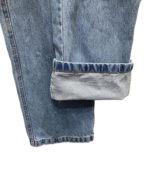 POOLDE（プールデ）POOLDE (プールデ) Loose Denim Pants ルーズデニムパンツ ブルー サイズ:Sの古着・服飾アイテム
